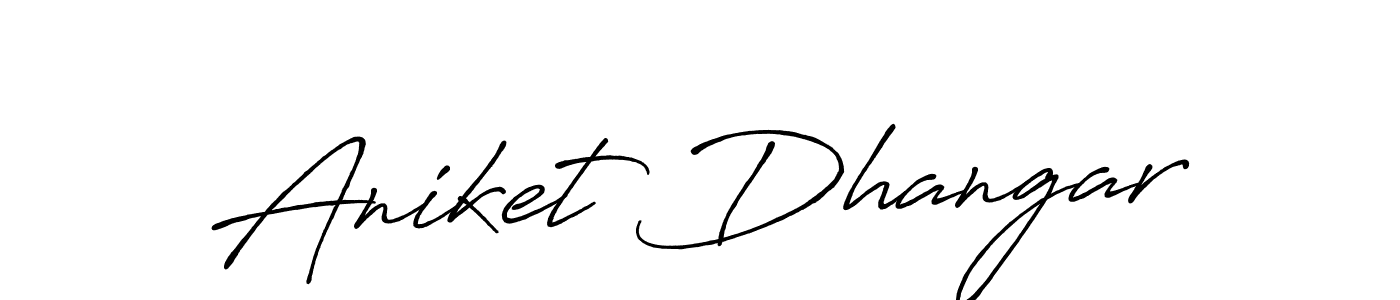 Here are the top 10 professional signature styles for the name Aniket Dhangar. These are the best autograph styles you can use for your name. Aniket Dhangar signature style 7 images and pictures png