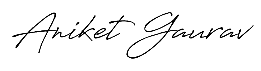 This is the best signature style for the Aniket Gaurav name. Also you like these signature font (Antro_Vectra_Bolder). Mix name signature. Aniket Gaurav signature style 7 images and pictures png