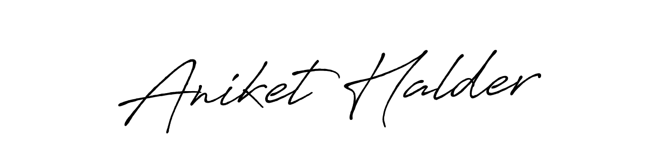 Similarly Antro_Vectra_Bolder is the best handwritten signature design. Signature creator online .You can use it as an online autograph creator for name Aniket Halder. Aniket Halder signature style 7 images and pictures png