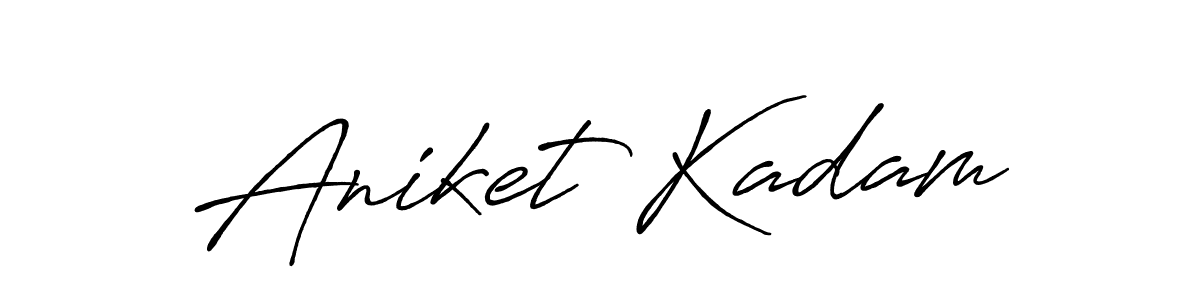 Here are the top 10 professional signature styles for the name Aniket Kadam. These are the best autograph styles you can use for your name. Aniket Kadam signature style 7 images and pictures png