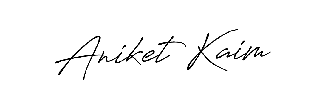 It looks lik you need a new signature style for name Aniket Kaim. Design unique handwritten (Antro_Vectra_Bolder) signature with our free signature maker in just a few clicks. Aniket Kaim signature style 7 images and pictures png