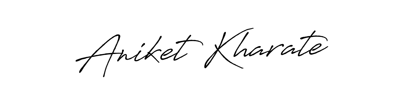 Once you've used our free online signature maker to create your best signature Antro_Vectra_Bolder style, it's time to enjoy all of the benefits that Aniket Kharate name signing documents. Aniket Kharate signature style 7 images and pictures png