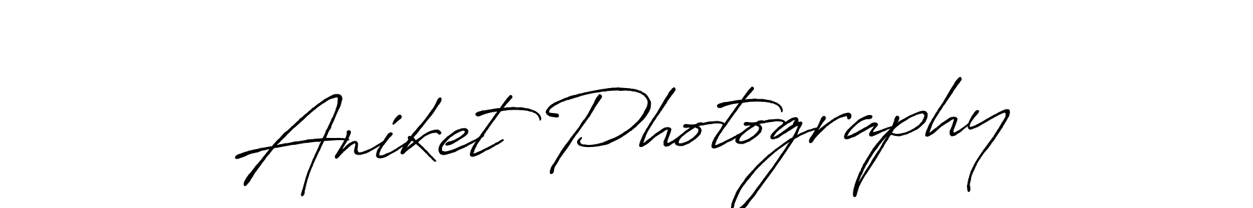 Antro_Vectra_Bolder is a professional signature style that is perfect for those who want to add a touch of class to their signature. It is also a great choice for those who want to make their signature more unique. Get Aniket Photography name to fancy signature for free. Aniket Photography signature style 7 images and pictures png