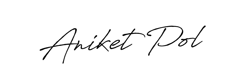 The best way (Antro_Vectra_Bolder) to make a short signature is to pick only two or three words in your name. The name Aniket Pol include a total of six letters. For converting this name. Aniket Pol signature style 7 images and pictures png