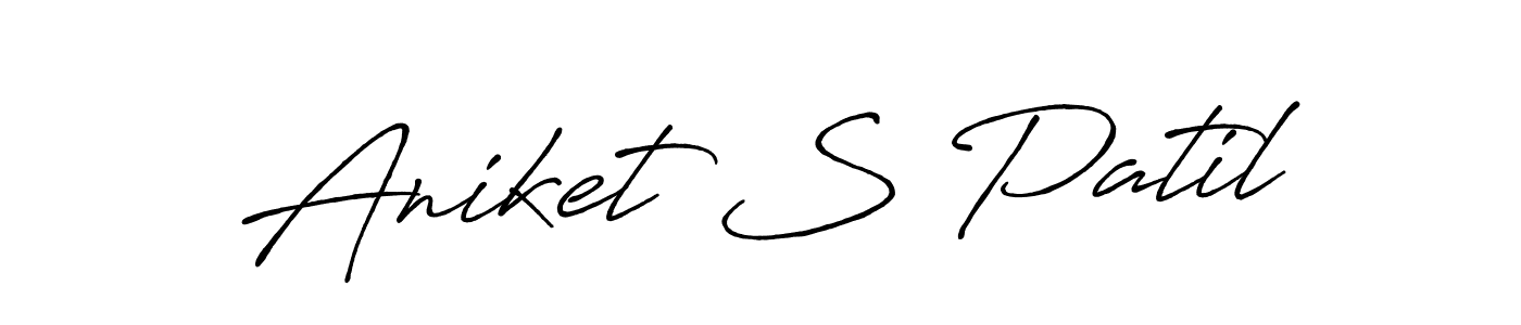 Make a short Aniket S Patil signature style. Manage your documents anywhere anytime using Antro_Vectra_Bolder. Create and add eSignatures, submit forms, share and send files easily. Aniket S Patil signature style 7 images and pictures png