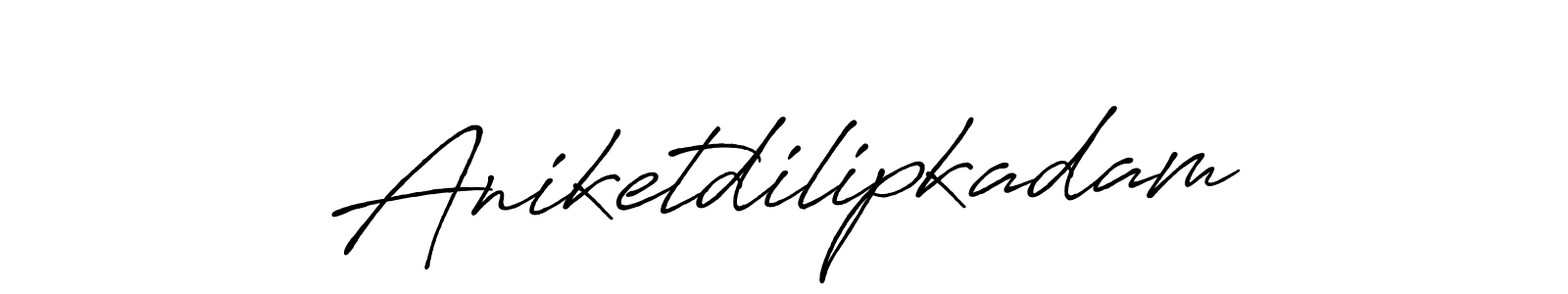 It looks lik you need a new signature style for name Aniketdilipkadam. Design unique handwritten (Antro_Vectra_Bolder) signature with our free signature maker in just a few clicks. Aniketdilipkadam signature style 7 images and pictures png