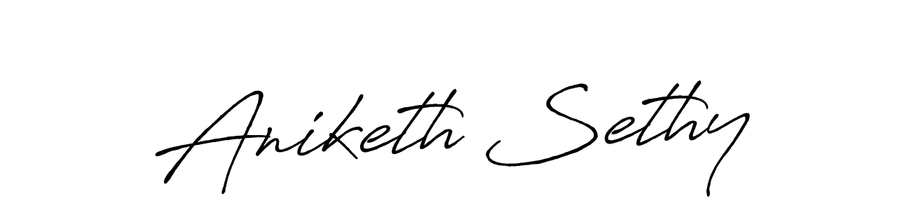 Here are the top 10 professional signature styles for the name Aniketh Sethy. These are the best autograph styles you can use for your name. Aniketh Sethy signature style 7 images and pictures png