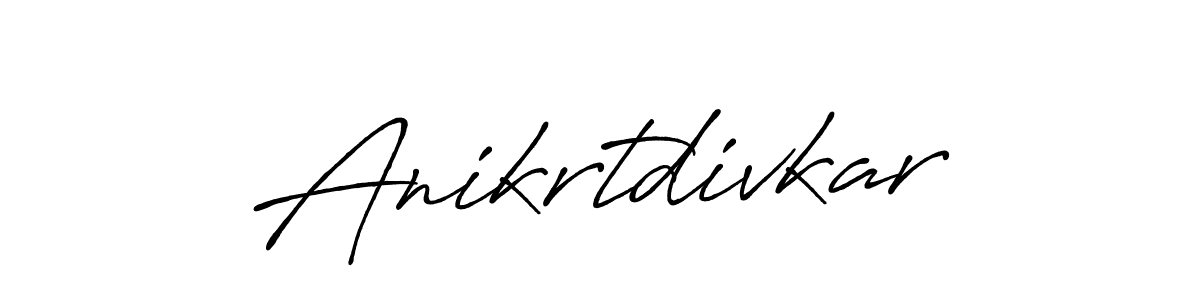 How to make Anikrtdivkar signature? Antro_Vectra_Bolder is a professional autograph style. Create handwritten signature for Anikrtdivkar name. Anikrtdivkar signature style 7 images and pictures png