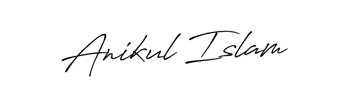 Use a signature maker to create a handwritten signature online. With this signature software, you can design (Antro_Vectra_Bolder) your own signature for name Anikul Islam. Anikul Islam signature style 7 images and pictures png