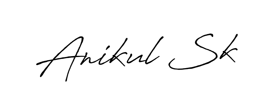 How to make Anikul Sk signature? Antro_Vectra_Bolder is a professional autograph style. Create handwritten signature for Anikul Sk name. Anikul Sk signature style 7 images and pictures png