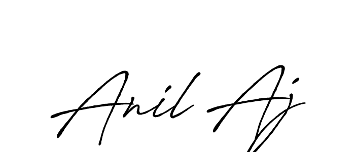 It looks lik you need a new signature style for name Anil Aj. Design unique handwritten (Antro_Vectra_Bolder) signature with our free signature maker in just a few clicks. Anil Aj signature style 7 images and pictures png