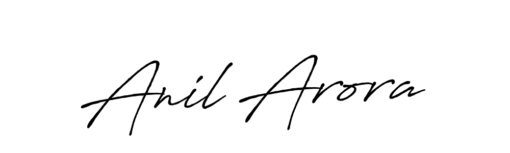 Anil Arora stylish signature style. Best Handwritten Sign (Antro_Vectra_Bolder) for my name. Handwritten Signature Collection Ideas for my name Anil Arora. Anil Arora signature style 7 images and pictures png