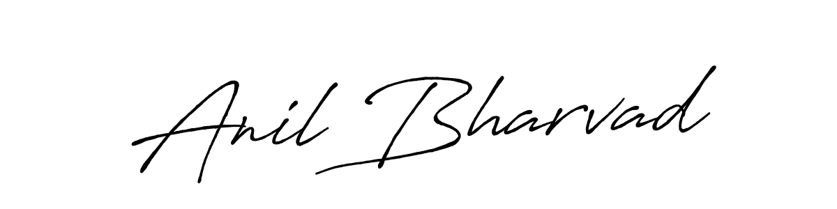 Also You can easily find your signature by using the search form. We will create Anil Bharvad name handwritten signature images for you free of cost using Antro_Vectra_Bolder sign style. Anil Bharvad signature style 7 images and pictures png