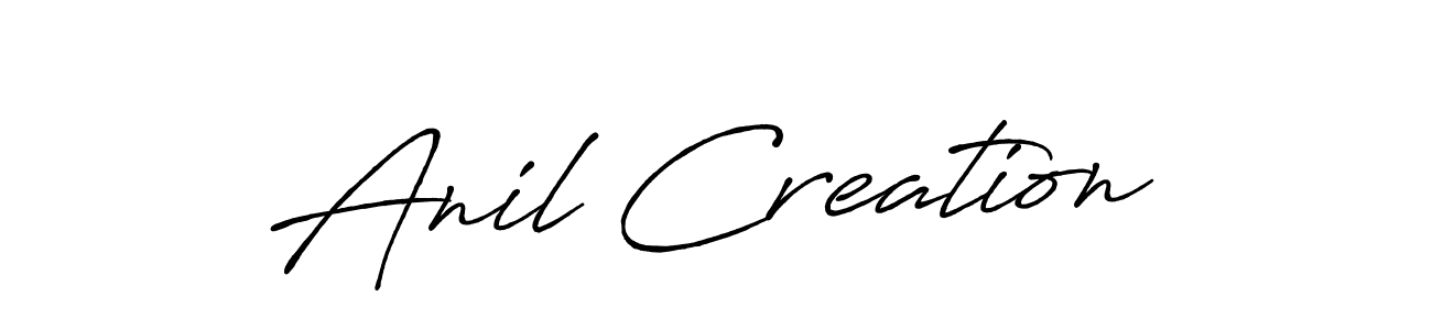 Also You can easily find your signature by using the search form. We will create Anil Creation name handwritten signature images for you free of cost using Antro_Vectra_Bolder sign style. Anil Creation signature style 7 images and pictures png
