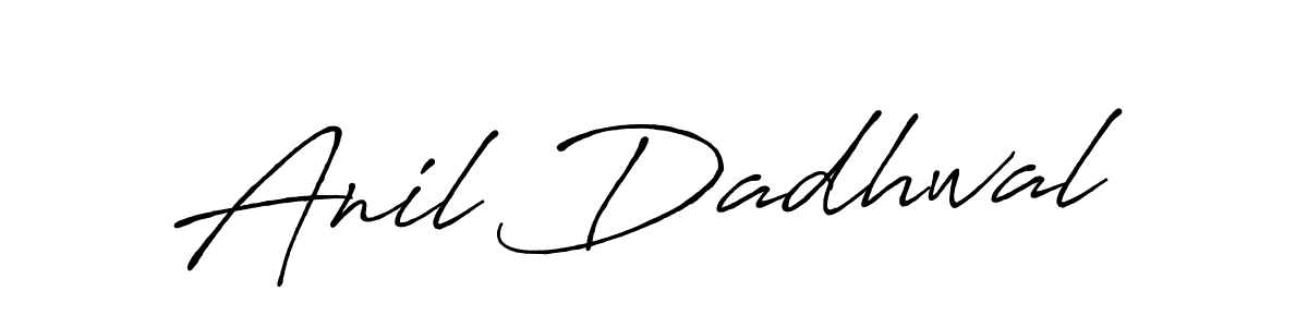 Also we have Anil Dadhwal name is the best signature style. Create professional handwritten signature collection using Antro_Vectra_Bolder autograph style. Anil Dadhwal signature style 7 images and pictures png