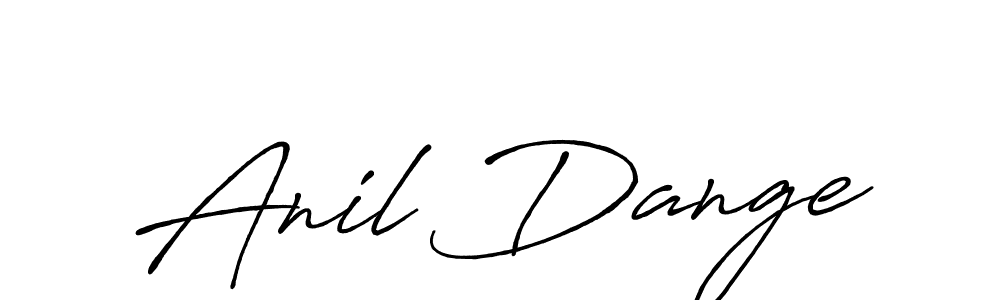 Anil Dange stylish signature style. Best Handwritten Sign (Antro_Vectra_Bolder) for my name. Handwritten Signature Collection Ideas for my name Anil Dange. Anil Dange signature style 7 images and pictures png