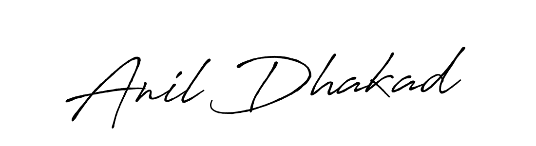 Anil Dhakad stylish signature style. Best Handwritten Sign (Antro_Vectra_Bolder) for my name. Handwritten Signature Collection Ideas for my name Anil Dhakad. Anil Dhakad signature style 7 images and pictures png