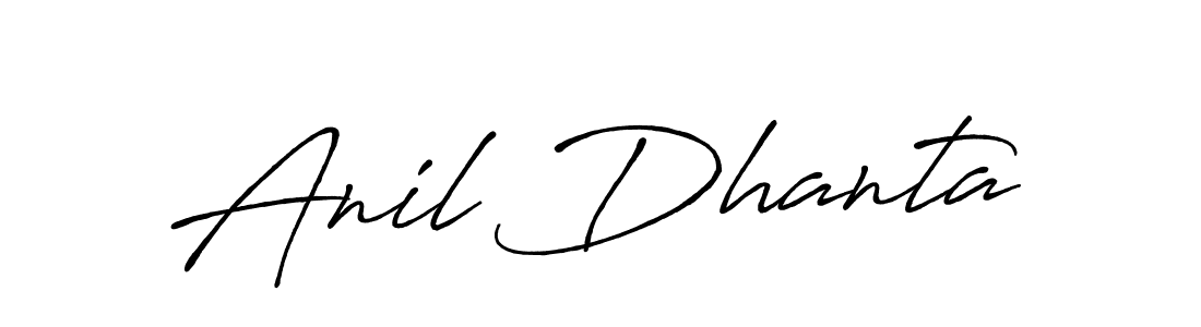 Make a beautiful signature design for name Anil Dhanta. Use this online signature maker to create a handwritten signature for free. Anil Dhanta signature style 7 images and pictures png