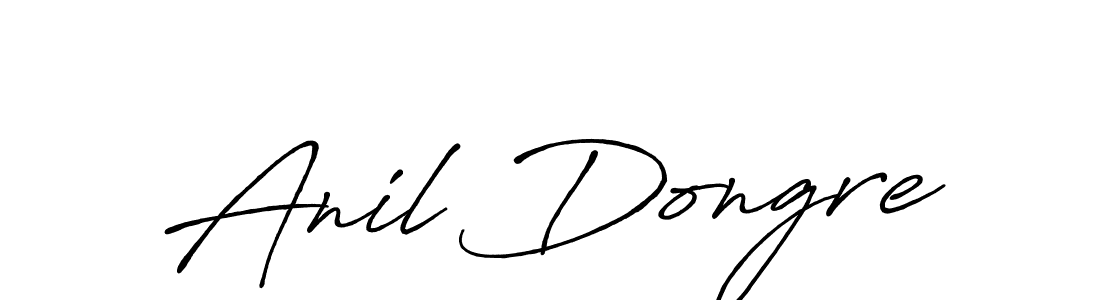 Make a beautiful signature design for name Anil Dongre. With this signature (Antro_Vectra_Bolder) style, you can create a handwritten signature for free. Anil Dongre signature style 7 images and pictures png