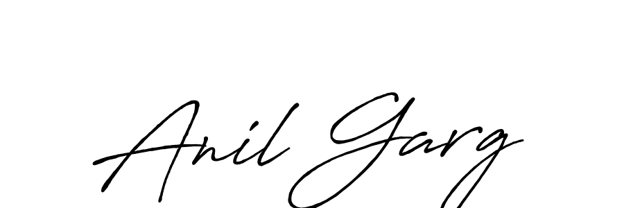 Anil Garg stylish signature style. Best Handwritten Sign (Antro_Vectra_Bolder) for my name. Handwritten Signature Collection Ideas for my name Anil Garg. Anil Garg signature style 7 images and pictures png