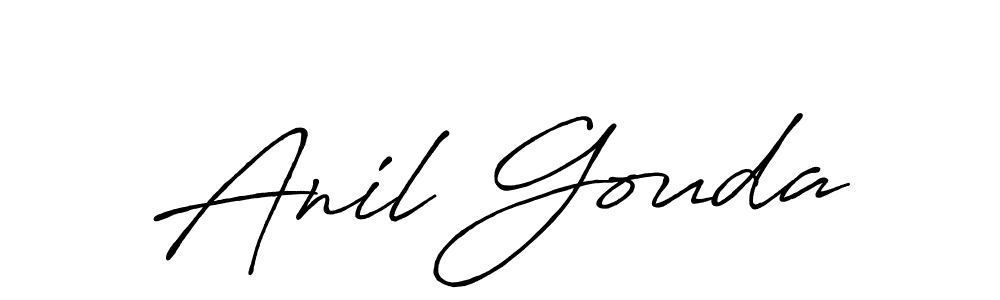 Use a signature maker to create a handwritten signature online. With this signature software, you can design (Antro_Vectra_Bolder) your own signature for name Anil Gouda. Anil Gouda signature style 7 images and pictures png