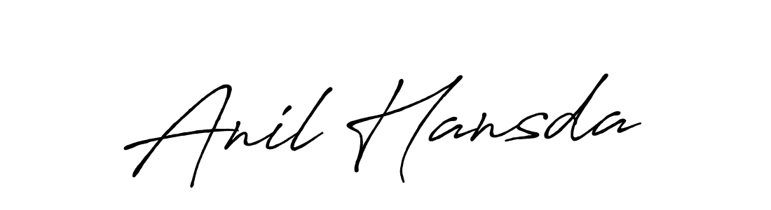 Anil Hansda stylish signature style. Best Handwritten Sign (Antro_Vectra_Bolder) for my name. Handwritten Signature Collection Ideas for my name Anil Hansda. Anil Hansda signature style 7 images and pictures png