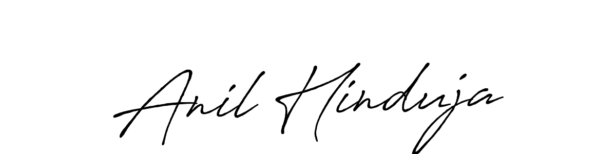 Design your own signature with our free online signature maker. With this signature software, you can create a handwritten (Antro_Vectra_Bolder) signature for name Anil Hinduja. Anil Hinduja signature style 7 images and pictures png