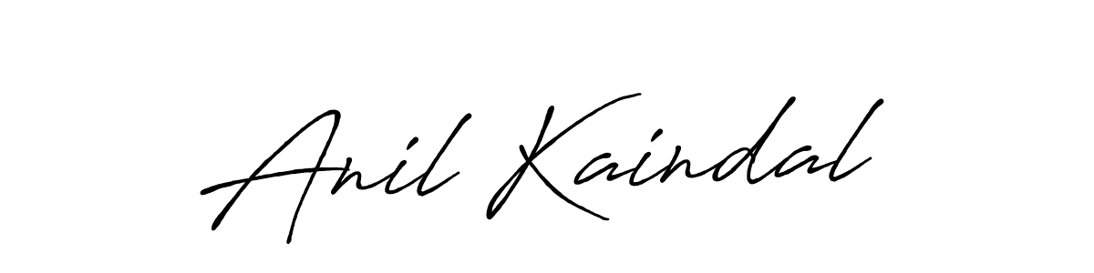 Make a beautiful signature design for name Anil Kaindal. Use this online signature maker to create a handwritten signature for free. Anil Kaindal signature style 7 images and pictures png