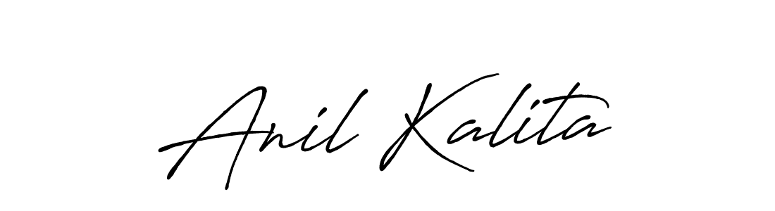 Create a beautiful signature design for name Anil Kalita. With this signature (Antro_Vectra_Bolder) fonts, you can make a handwritten signature for free. Anil Kalita signature style 7 images and pictures png