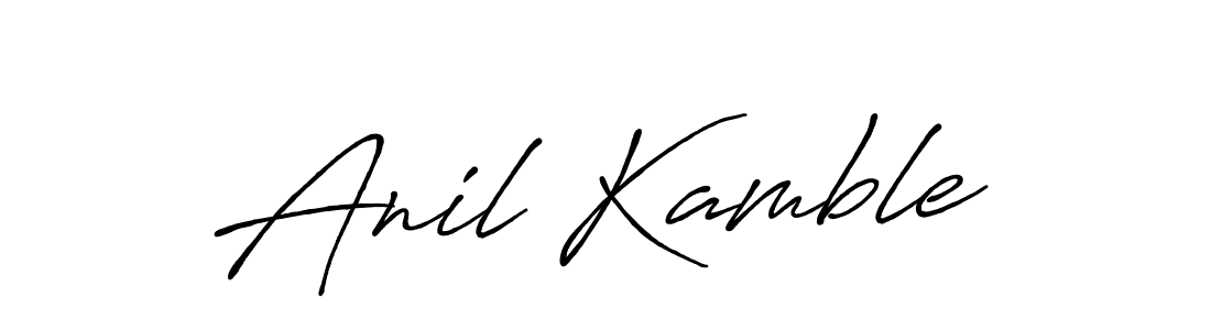 It looks lik you need a new signature style for name Anil Kamble. Design unique handwritten (Antro_Vectra_Bolder) signature with our free signature maker in just a few clicks. Anil Kamble signature style 7 images and pictures png