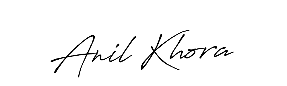 Create a beautiful signature design for name Anil Khora. With this signature (Antro_Vectra_Bolder) fonts, you can make a handwritten signature for free. Anil Khora signature style 7 images and pictures png