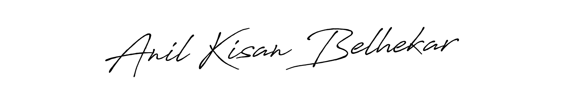 Anil Kisan Belhekar stylish signature style. Best Handwritten Sign (Antro_Vectra_Bolder) for my name. Handwritten Signature Collection Ideas for my name Anil Kisan Belhekar. Anil Kisan Belhekar signature style 7 images and pictures png