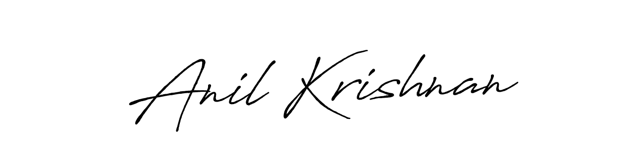 Make a beautiful signature design for name Anil Krishnan. Use this online signature maker to create a handwritten signature for free. Anil Krishnan signature style 7 images and pictures png