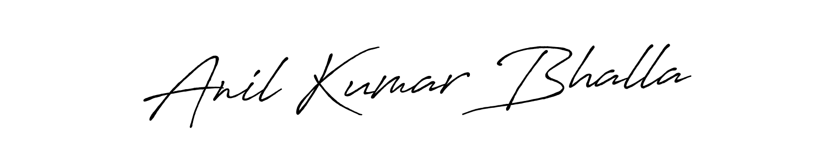 Antro_Vectra_Bolder is a professional signature style that is perfect for those who want to add a touch of class to their signature. It is also a great choice for those who want to make their signature more unique. Get Anil Kumar Bhalla name to fancy signature for free. Anil Kumar Bhalla signature style 7 images and pictures png