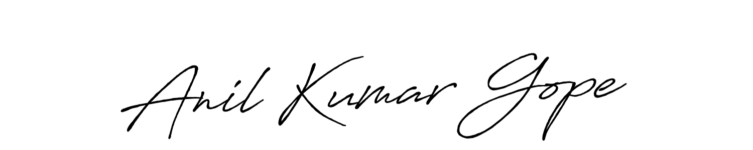 Make a beautiful signature design for name Anil Kumar Gope. Use this online signature maker to create a handwritten signature for free. Anil Kumar Gope signature style 7 images and pictures png