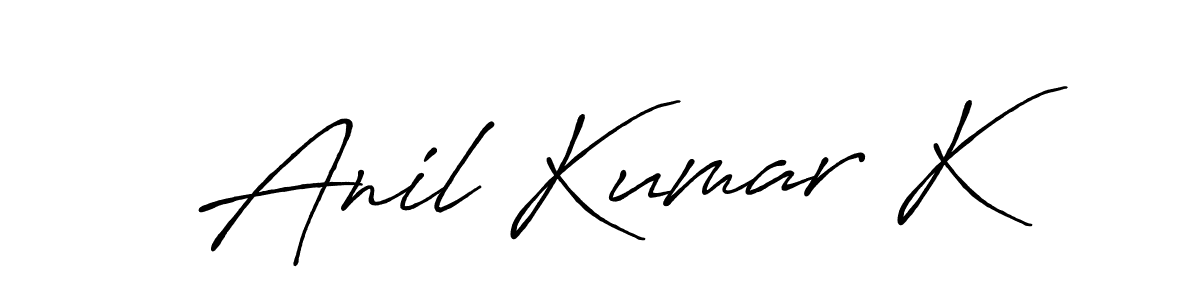 if you are searching for the best signature style for your name Anil Kumar K. so please give up your signature search. here we have designed multiple signature styles  using Antro_Vectra_Bolder. Anil Kumar K signature style 7 images and pictures png