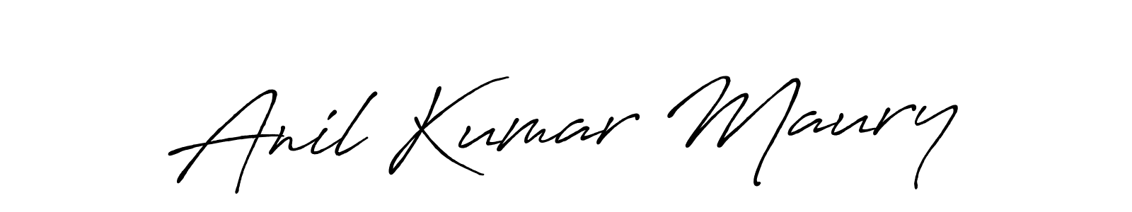 It looks lik you need a new signature style for name Anil Kumar Maury. Design unique handwritten (Antro_Vectra_Bolder) signature with our free signature maker in just a few clicks. Anil Kumar Maury signature style 7 images and pictures png