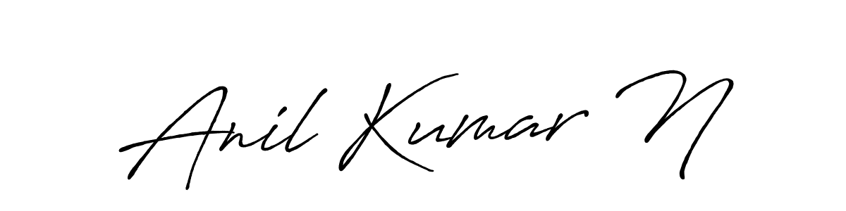 Similarly Antro_Vectra_Bolder is the best handwritten signature design. Signature creator online .You can use it as an online autograph creator for name Anil Kumar N. Anil Kumar N signature style 7 images and pictures png