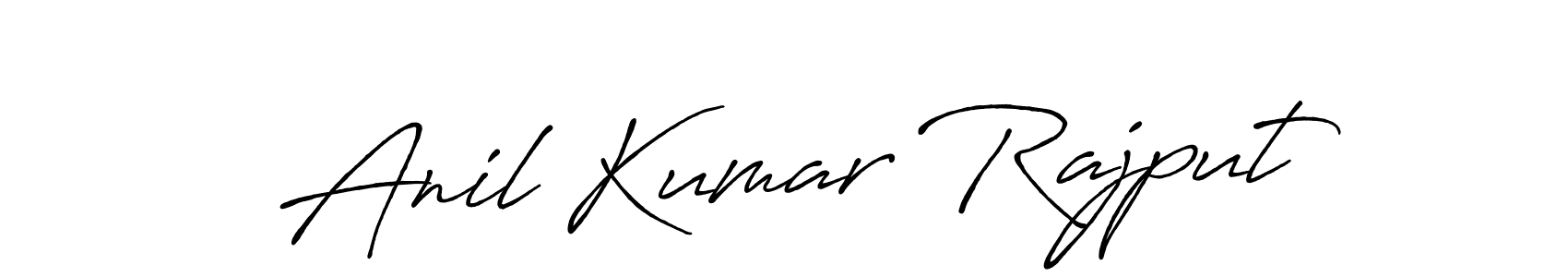Create a beautiful signature design for name Anil Kumar Rajput. With this signature (Antro_Vectra_Bolder) fonts, you can make a handwritten signature for free. Anil Kumar Rajput signature style 7 images and pictures png