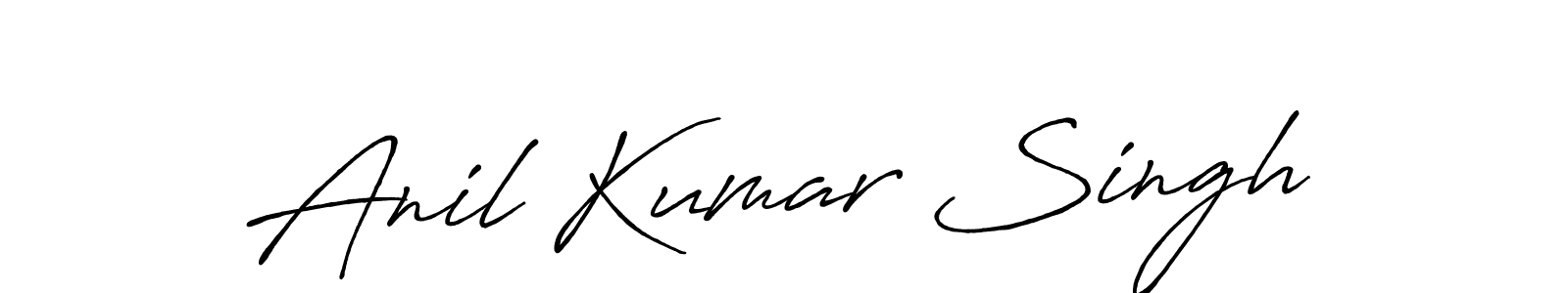 You should practise on your own different ways (Antro_Vectra_Bolder) to write your name (Anil Kumar Singh) in signature. don't let someone else do it for you. Anil Kumar Singh signature style 7 images and pictures png