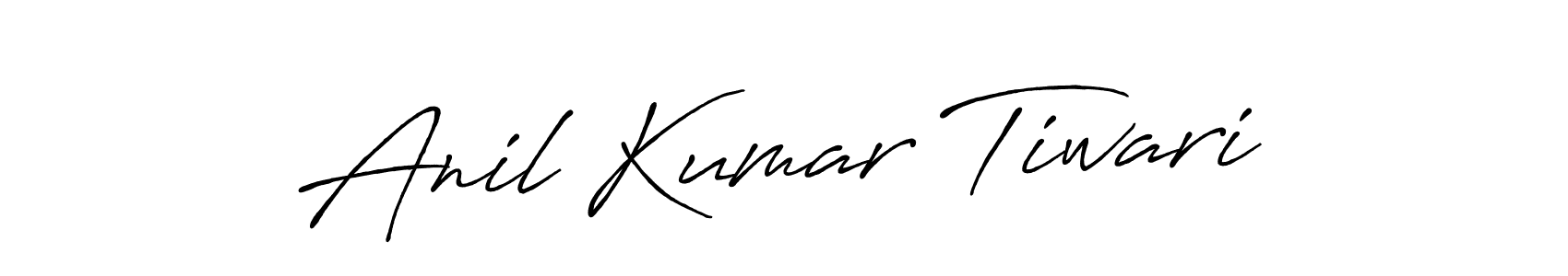 Create a beautiful signature design for name Anil Kumar Tiwari. With this signature (Antro_Vectra_Bolder) fonts, you can make a handwritten signature for free. Anil Kumar Tiwari signature style 7 images and pictures png