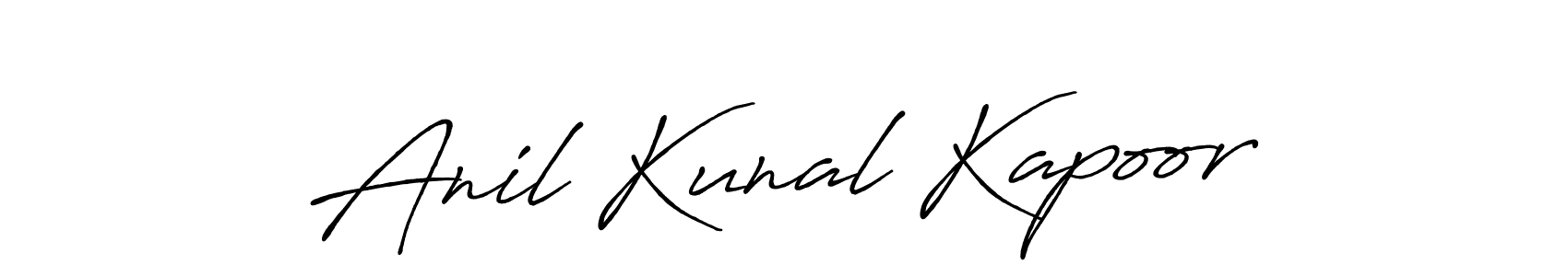 Design your own signature with our free online signature maker. With this signature software, you can create a handwritten (Antro_Vectra_Bolder) signature for name Anil Kunal Kapoor. Anil Kunal Kapoor signature style 7 images and pictures png