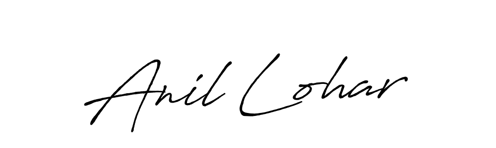 Anil Lohar stylish signature style. Best Handwritten Sign (Antro_Vectra_Bolder) for my name. Handwritten Signature Collection Ideas for my name Anil Lohar. Anil Lohar signature style 7 images and pictures png