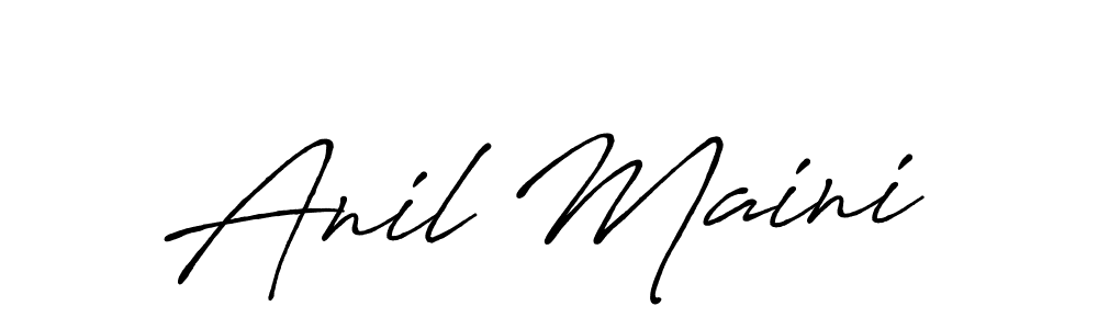 It looks lik you need a new signature style for name Anil Maini. Design unique handwritten (Antro_Vectra_Bolder) signature with our free signature maker in just a few clicks. Anil Maini signature style 7 images and pictures png