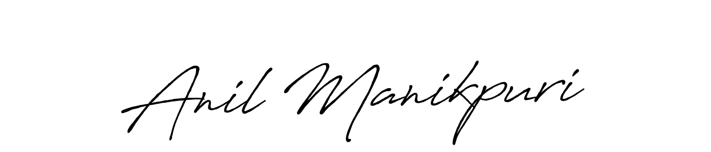 Create a beautiful signature design for name Anil Manikpuri. With this signature (Antro_Vectra_Bolder) fonts, you can make a handwritten signature for free. Anil Manikpuri signature style 7 images and pictures png