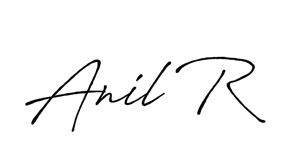 It looks lik you need a new signature style for name Anil R. Design unique handwritten (Antro_Vectra_Bolder) signature with our free signature maker in just a few clicks. Anil R signature style 7 images and pictures png