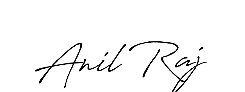 Create a beautiful signature design for name Anil Raj. With this signature (Antro_Vectra_Bolder) fonts, you can make a handwritten signature for free. Anil Raj signature style 7 images and pictures png