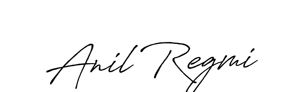 Also we have Anil Regmi name is the best signature style. Create professional handwritten signature collection using Antro_Vectra_Bolder autograph style. Anil Regmi signature style 7 images and pictures png