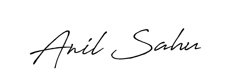 Make a beautiful signature design for name Anil Sahu. Use this online signature maker to create a handwritten signature for free. Anil Sahu signature style 7 images and pictures png