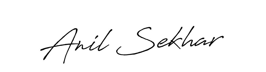 Use a signature maker to create a handwritten signature online. With this signature software, you can design (Antro_Vectra_Bolder) your own signature for name Anil Sekhar. Anil Sekhar signature style 7 images and pictures png